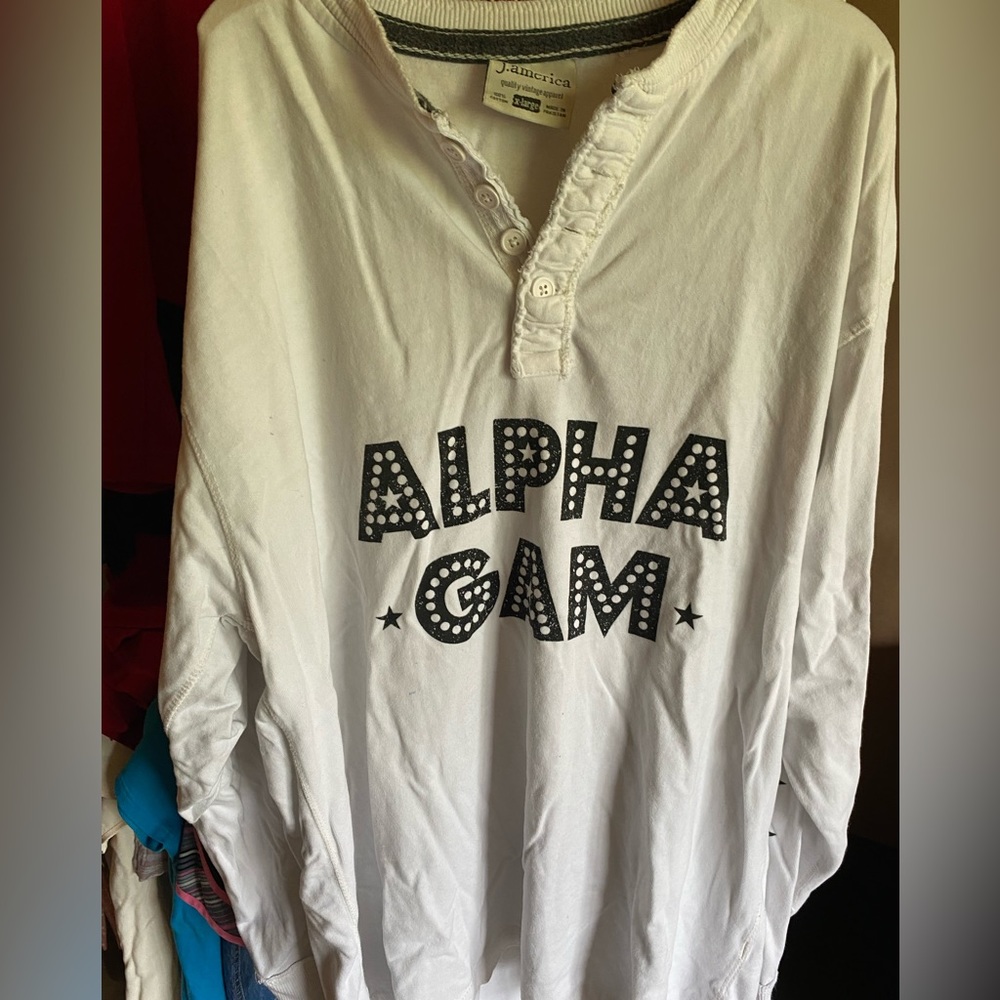 Alpha Gam long sleeve shirt